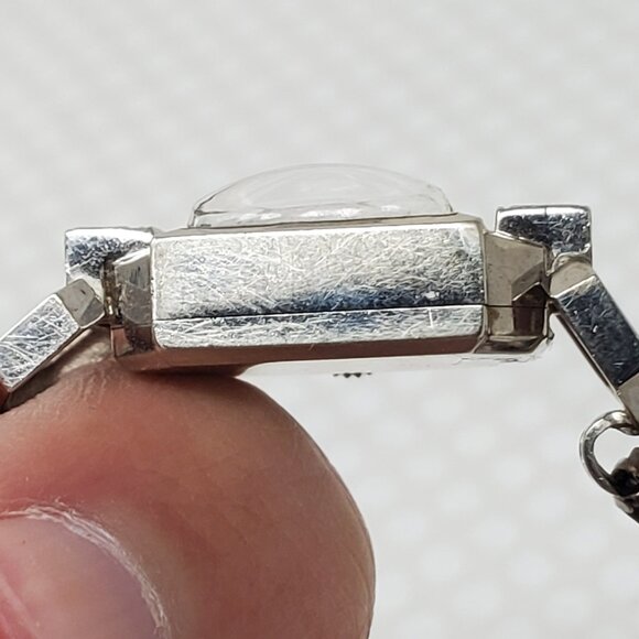 Speidel Hallmark 17 Jewel Yellow & White Gold Vintage Diamond Ladies Watch RUNS - Picture 6 of 16